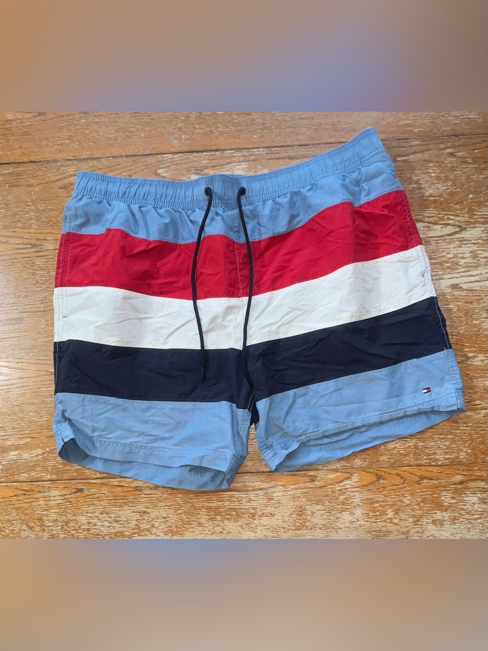 Tommy Hilfiger Traveler Swim Beach Bathing Suit Shorts Mesh Lined Sz XXL Mens